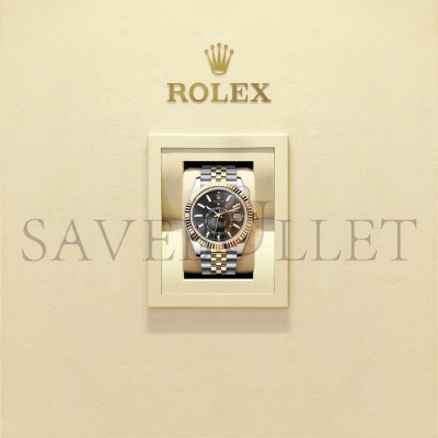 ROLEX SKY-DWELLER OYSTER, 42 MM, OYSTERSTEEL AND YELLOW GOLD WATCH 336933-0004
