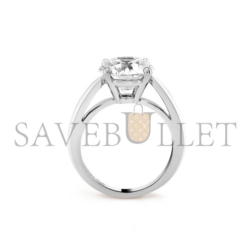 VAN CLEEF ARPELS BONHEUR SOLITAIRE 4.02 CT EVVS1 - PLATINUM VCARP12L00 VAN CLEEF ARPELS BONHEUR SOLITAIRE 4.02 CT EVVS1 - PLATINUM VCARP12L00