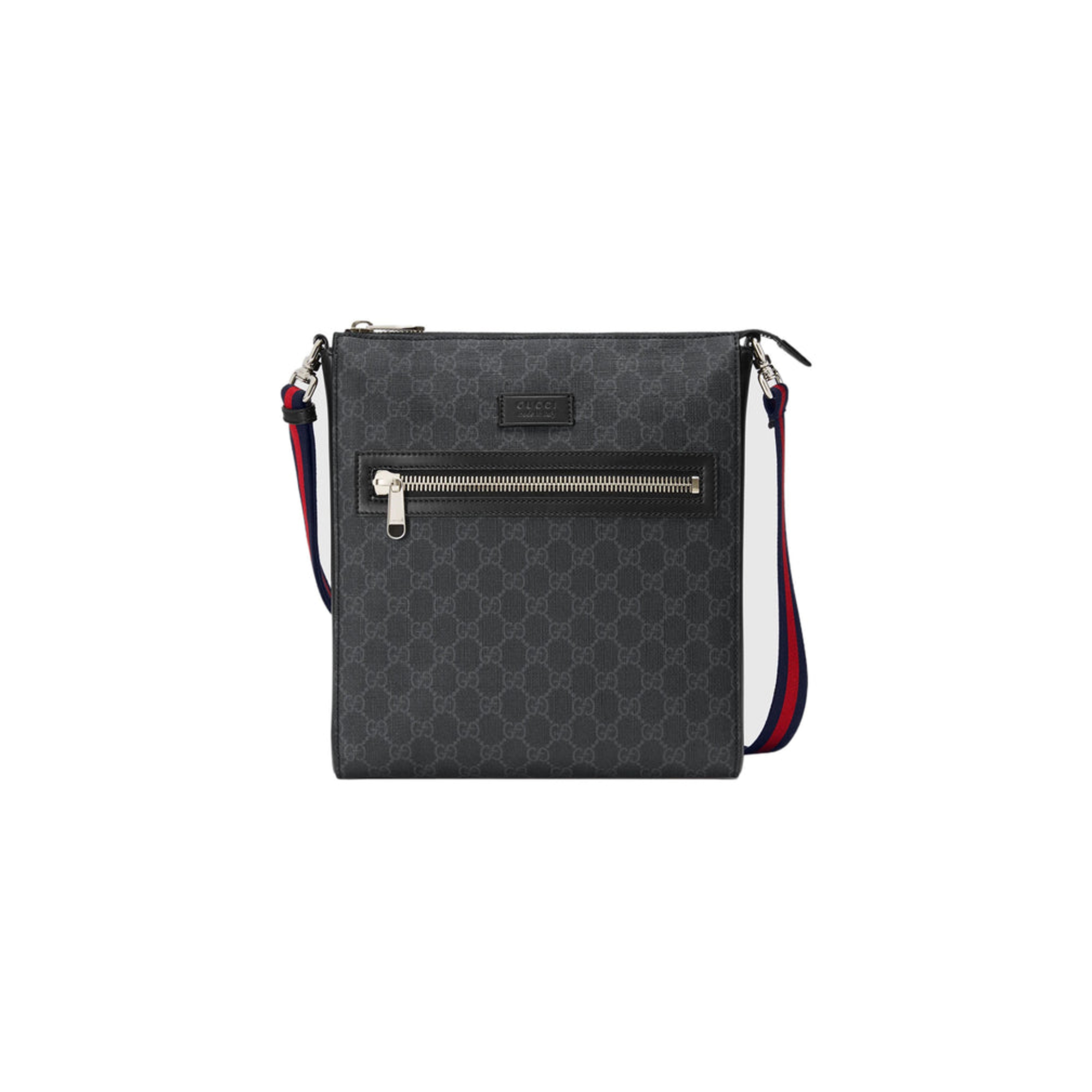 GUCCI GG BLACK MESSENGER 474137 (28.5*27*5cm) GUCCI GG BLACK MESSENGER 474137 (28.5*27*5cm)