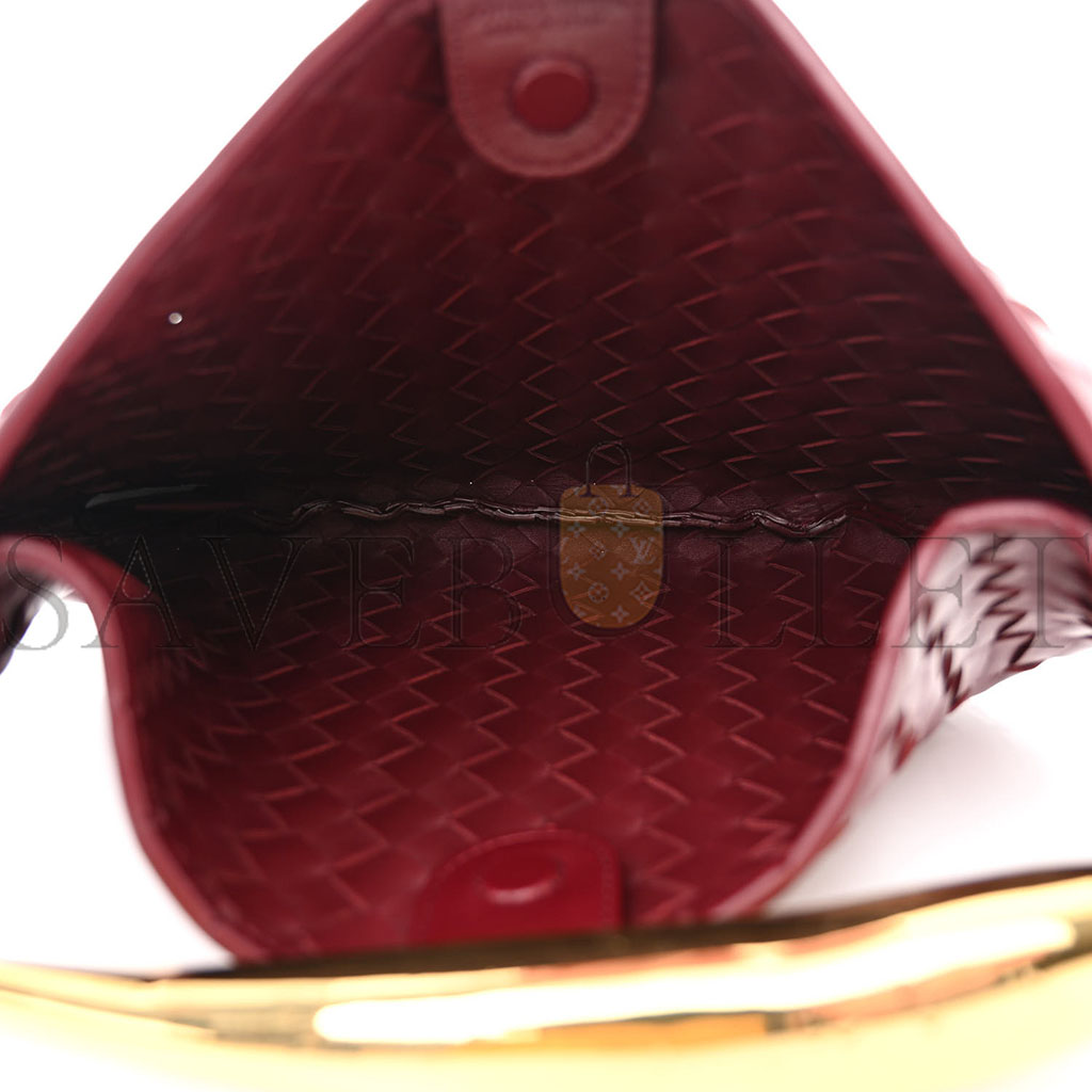 BOTTEGA VENETA NAPPA INTRECCIATO SARDINE BAG BAROLO (34*23*3cm) BOTTEGA VENETA NAPPA INTRECCIATO SARDINE BAG BAROLO (34*23*3cm)