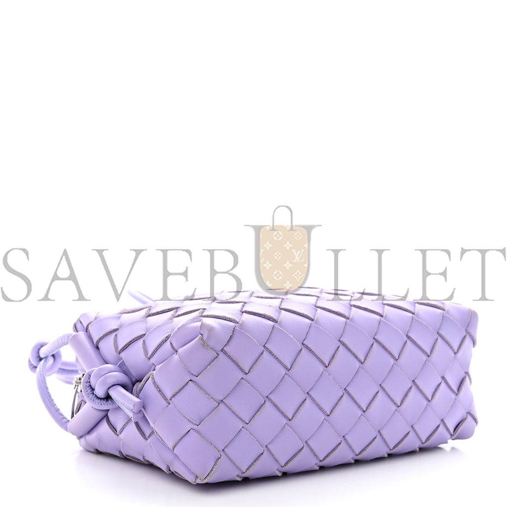 BOTTEGA VENETA NAPPA INTRECCIATO MINI LOOP CAMERA BAG WISTERIA (18*11*8cm) BOTTEGA VENETA NAPPA INTRECCIATO MINI LOOP CAMERA BAG WISTERIA (18*11*8cm)