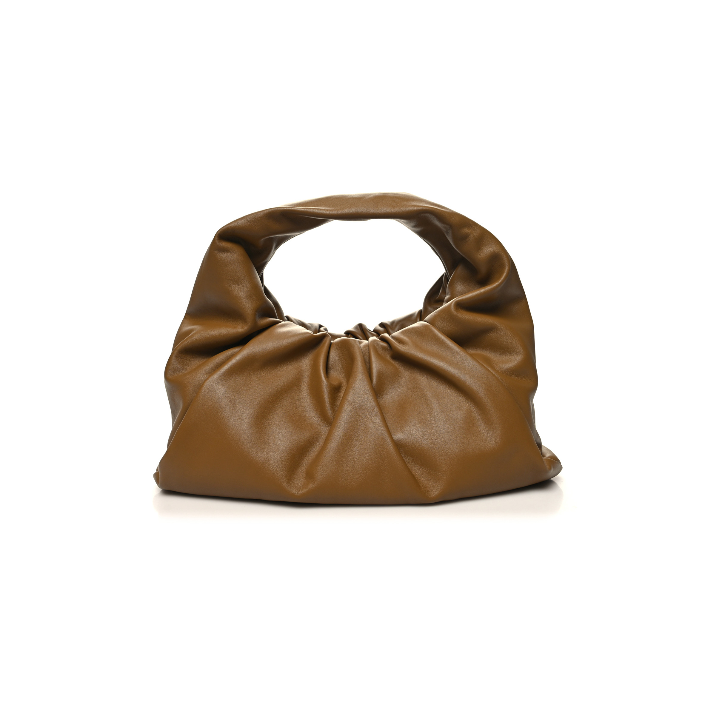 BOTTEGA VENETA SMOOTH BUTTER CALFSKIN SMALL THE SHOULDER POUCH MOUTARDE (40*29*8cm) BOTTEGA VENETA SMOOTH BUTTER CALFSKIN SMALL THE SHOULDER POUCH MOUTARDE (40*29*8cm)