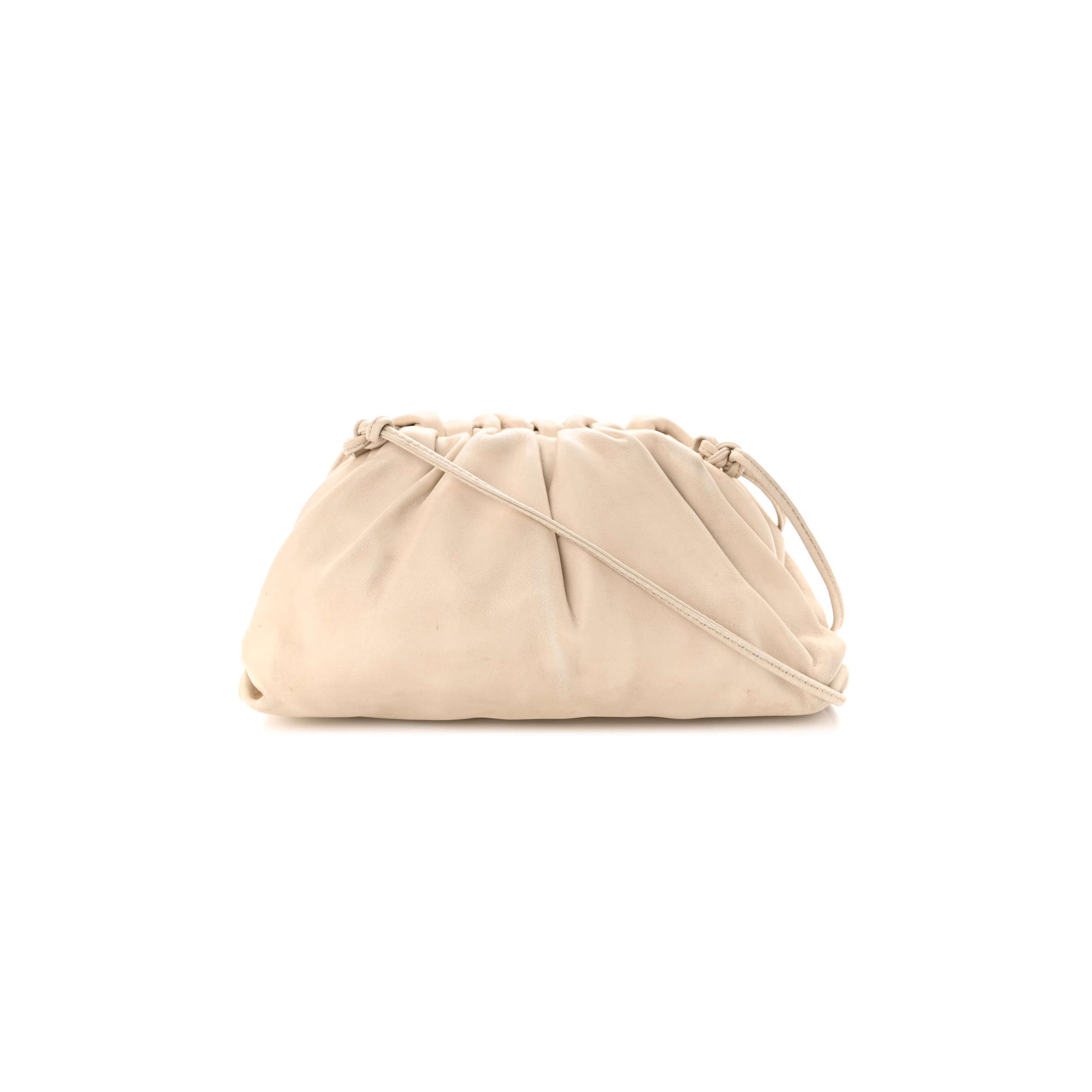 BOTTEGA VENETA BUTTER CALFSKIN THE MINI POUCH MIST (22*11*9cm) BOTTEGA VENETA BUTTER CALFSKIN THE MINI POUCH MIST (22*11*9cm)