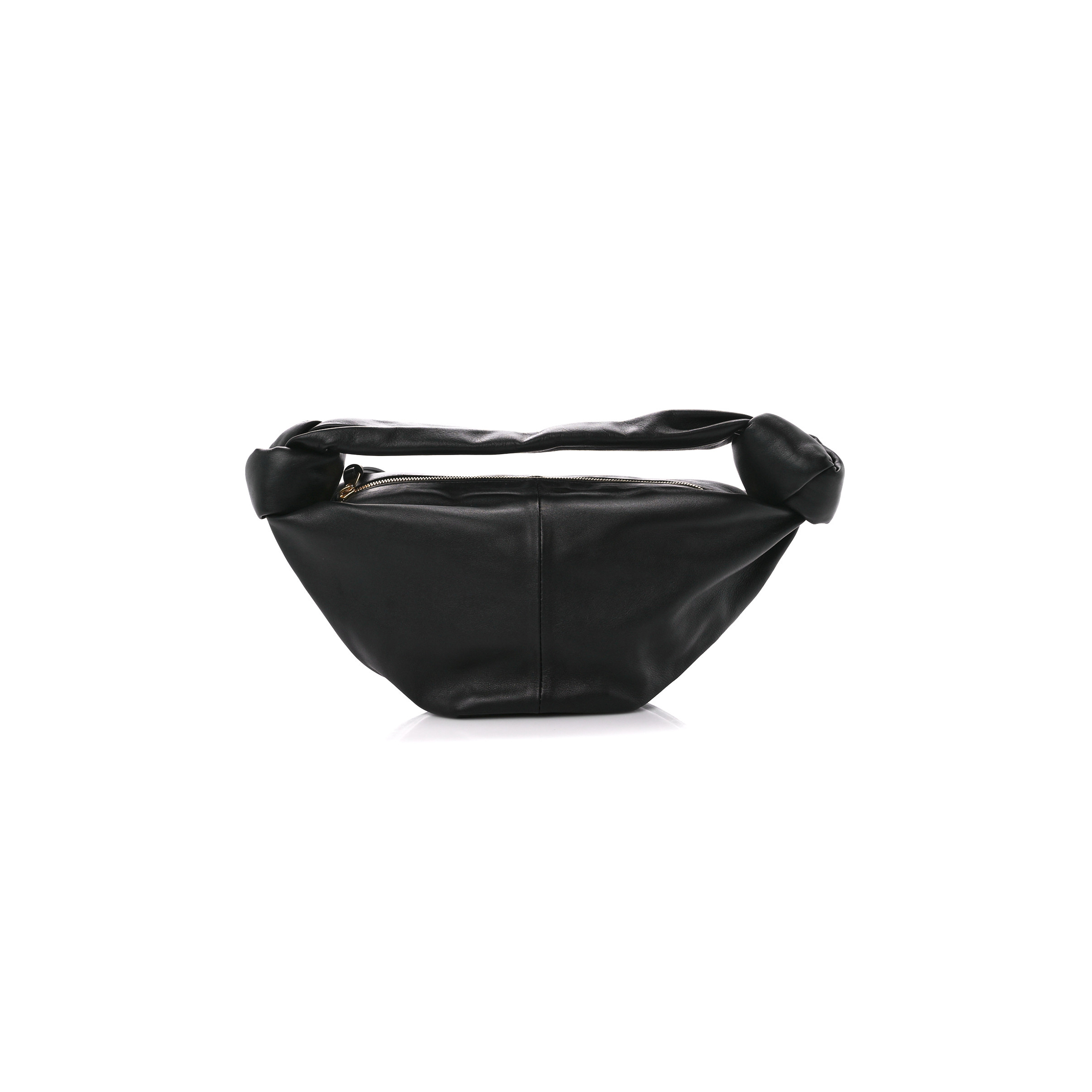 BOTTEGA VENETA NAPPA MINI DOUBLE KNOT BAG BLACK (25*16*13cm) BOTTEGA VENETA NAPPA MINI DOUBLE KNOT BAG BLACK (25*16*13cm)