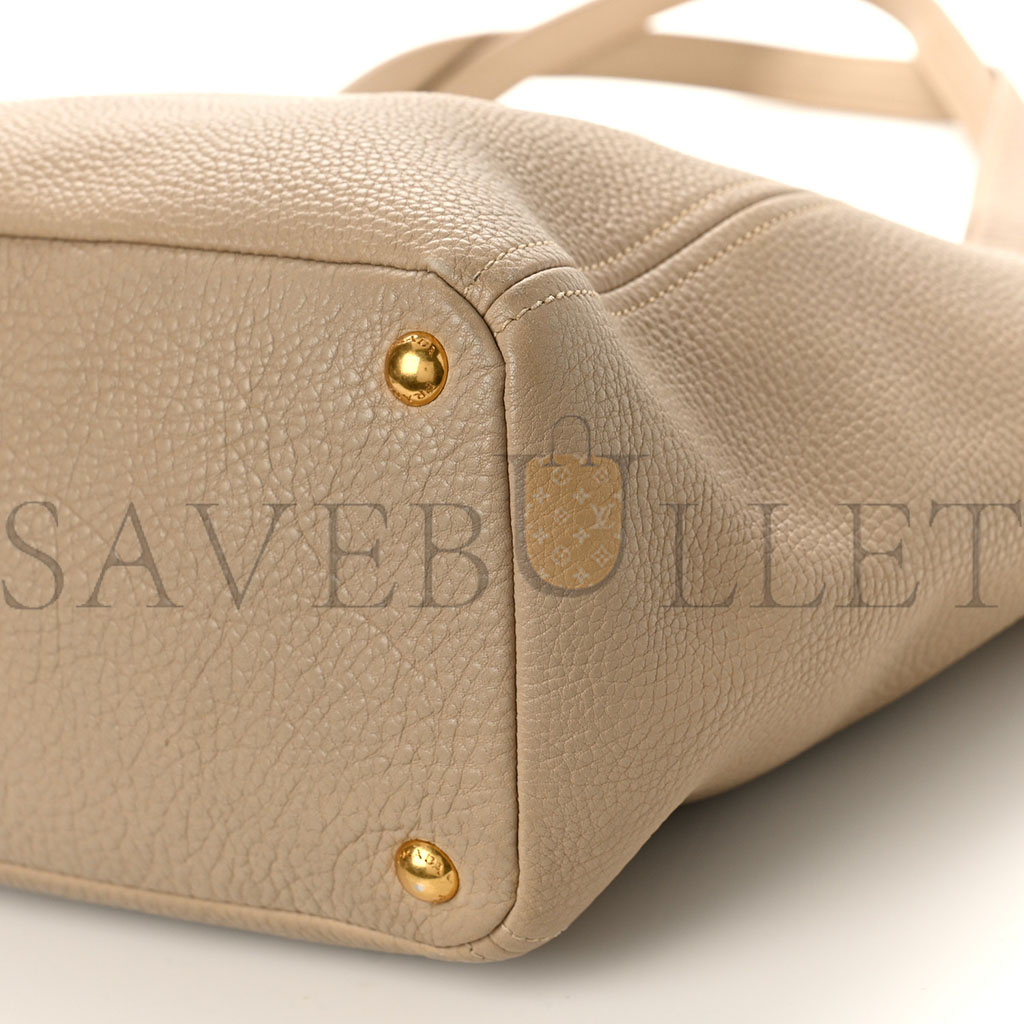 PRADA VITELLO DAINO SHOULDER BAG SABBIA (34*29*14cm) PRADA VITELLO DAINO SHOULDER BAG SABBIA (34*29*14cm)