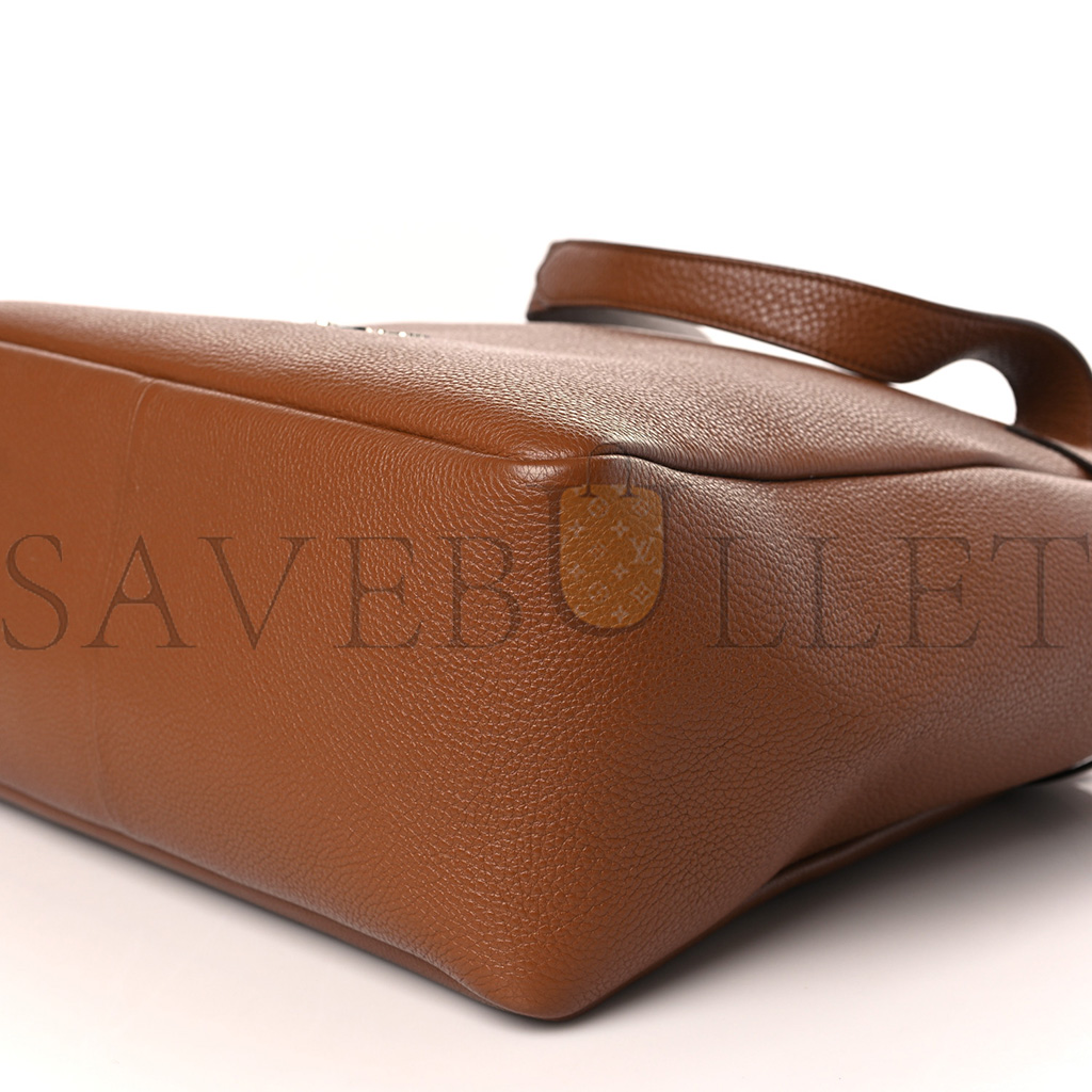 PRADA VITELLO DAINO FLOU DYNAMIQUE TOTE COGNAC (32*27*14cm) PRADA VITELLO DAINO FLOU DYNAMIQUE TOTE COGNAC (32*27*14cm)