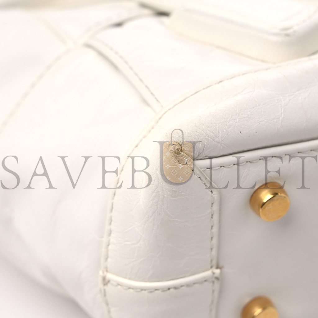 BOTTEGA VENETA PAPER CALFSKIN MAXI INTRECCIATO MINI ARCO SLOUCH PLASTER (18*17*8cm) BOTTEGA VENETA PAPER CALFSKIN MAXI INTRECCIATO MINI ARCO SLOUCH PLASTER (18*17*8cm)
