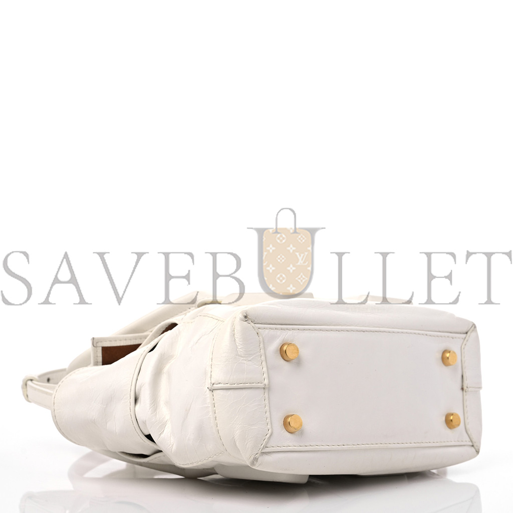 BOTTEGA VENETA PAPER CALFSKIN MAXI INTRECCIATO MINI ARCO SLOUCH PLASTER (18*17*8cm) BOTTEGA VENETA PAPER CALFSKIN MAXI INTRECCIATO MINI ARCO SLOUCH PLASTER (18*17*8cm)