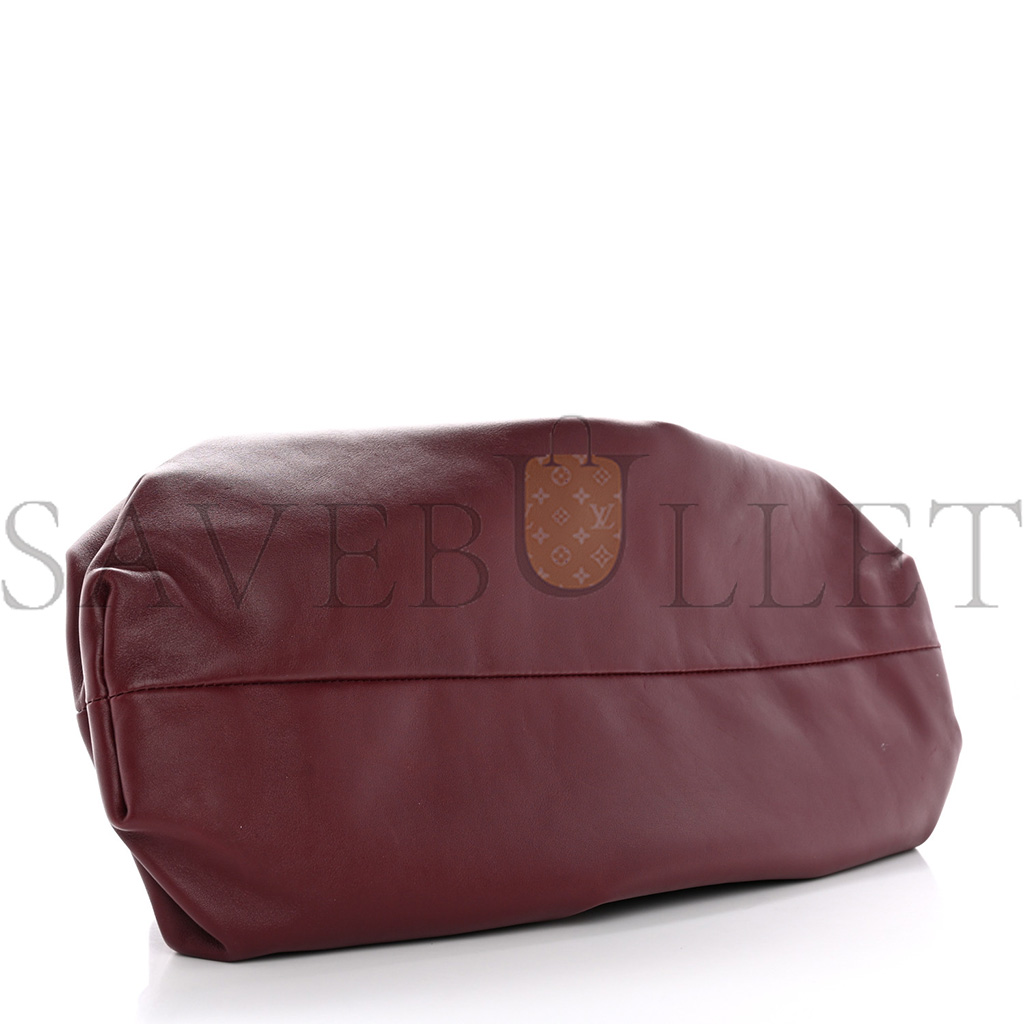 BOTTEGA VENETA SMOOTH BUTTER CALF THE POUCH OVERSIZED CLUTCH BORDEAUX (37*20*8cm) BOTTEGA VENETA SMOOTH BUTTER CALF THE POUCH OVERSIZED CLUTCH BORDEAUX (37*20*8cm)
