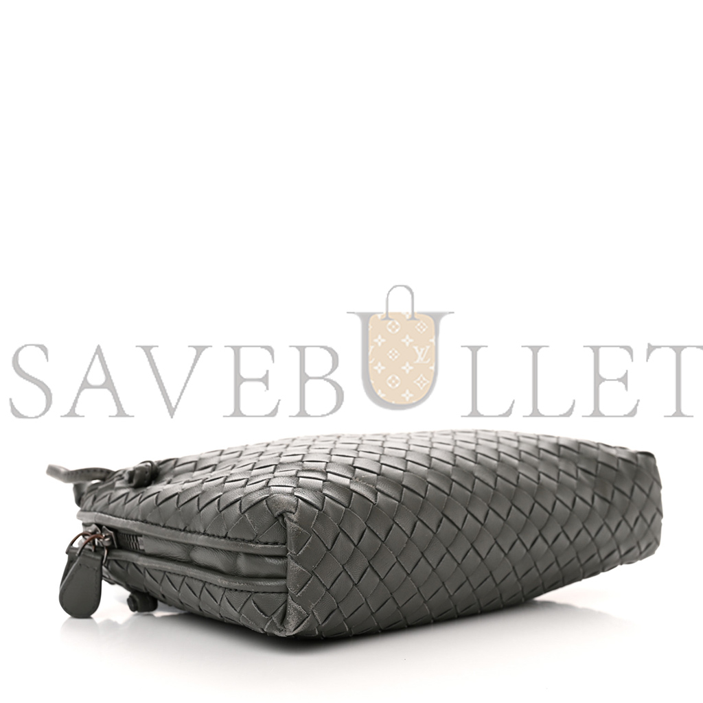 BOTTEGA VENETA NAPPA INTRECCIATO NODINI CROSSBODY MESSENGER NEW LIGHT GREY (23*19*5cm) BOTTEGA VENETA NAPPA INTRECCIATO NODINI CROSSBODY MESSENGER NEW LIGHT GREY (23*19*5cm)