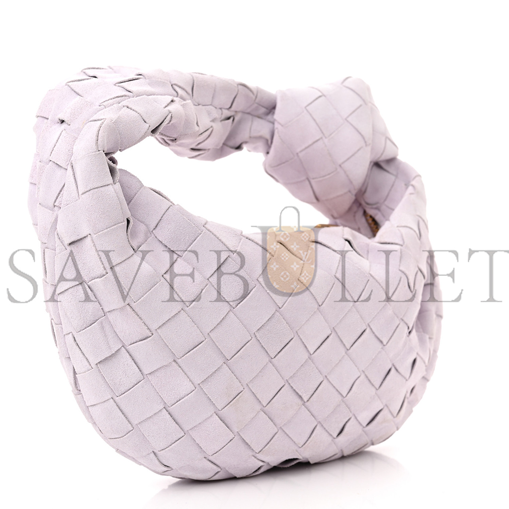BOTTEGA VENETA SUEDE INTRECCIATO MINI JODIE MIRTH WASHED (24*13cm) BOTTEGA VENETA SUEDE INTRECCIATO MINI JODIE MIRTH WASHED (24*13cm)