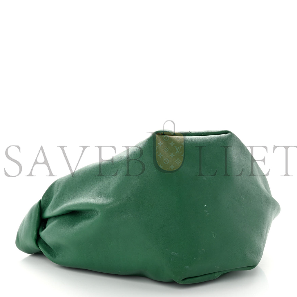 BOTTEGA VENETA NAPPA MINI DOUBLE KNOT BAG RACING GREEN (28*15*14cm) BOTTEGA VENETA NAPPA MINI DOUBLE KNOT BAG RACING GREEN (28*15*14cm)