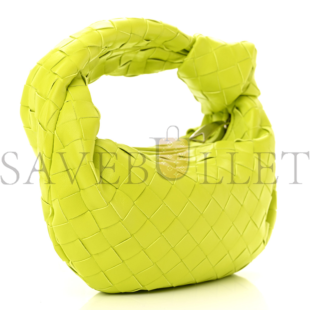 BOTTEGA VENETA NAPPA INTRECCIATO MINI JODIE KIWI (25*14*8cm) BOTTEGA VENETA NAPPA INTRECCIATO MINI JODIE KIWI (25*14*8cm)