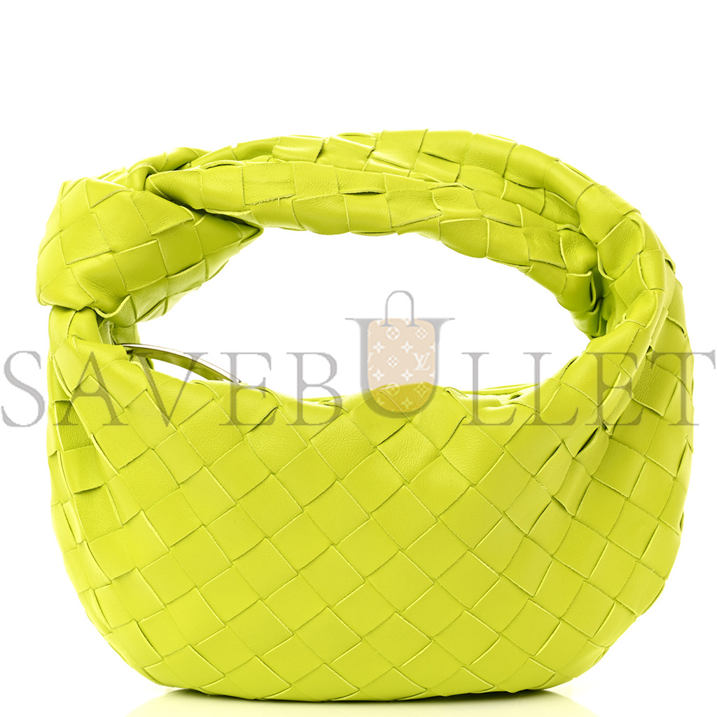 BOTTEGA VENETA NAPPA INTRECCIATO MINI JODIE KIWI (25*14*8cm) BOTTEGA VENETA NAPPA INTRECCIATO MINI JODIE KIWI (25*14*8cm)
