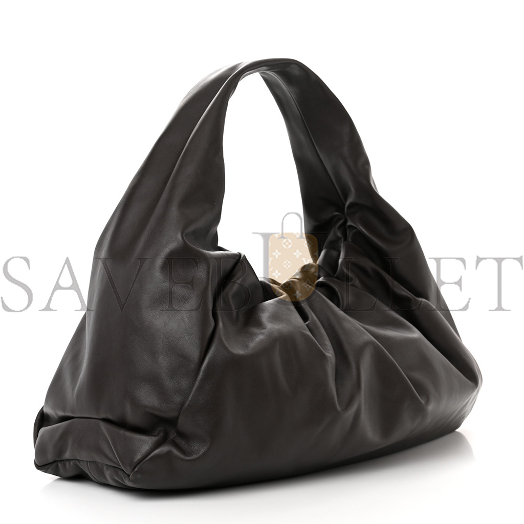 BOTTEGA VENETA SMOOTH BUTTER CALFSKIN LARGE THE SHOULDER POUCH BROWNIE (50*30*15cm) BOTTEGA VENETA SMOOTH BUTTER CALFSKIN LARGE THE SHOULDER POUCH BROWNIE (50*30*15cm)