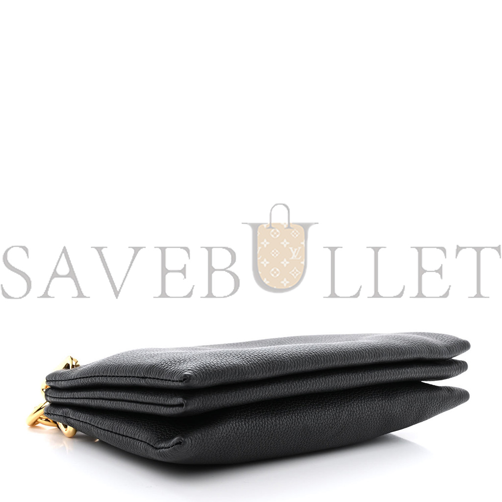 BOTTEGA VENETA GRAINED CALFSKIN SAINT GERMAIN CHAIN CROSSBODY POUCH BLACK (23*13*3cm) BOTTEGA VENETA GRAINED CALFSKIN SAINT GERMAIN CHAIN CROSSBODY POUCH BLACK (23*13*3cm)