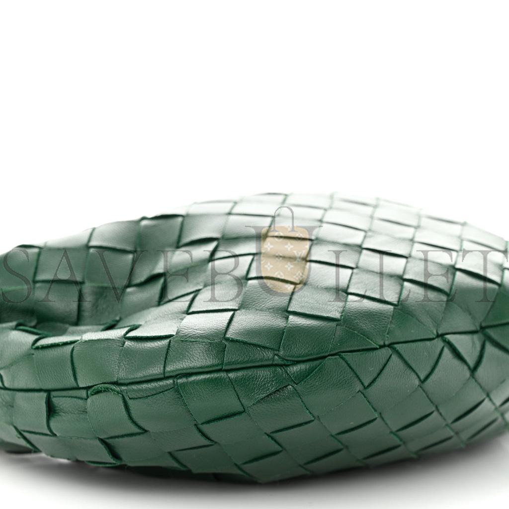 BOTTEGA VENETA NAPPA INTRECCIATO MINI JODIE RAINTREE (23*15*9cm) BOTTEGA VENETA NAPPA INTRECCIATO MINI JODIE RAINTREE (23*15*9cm)
