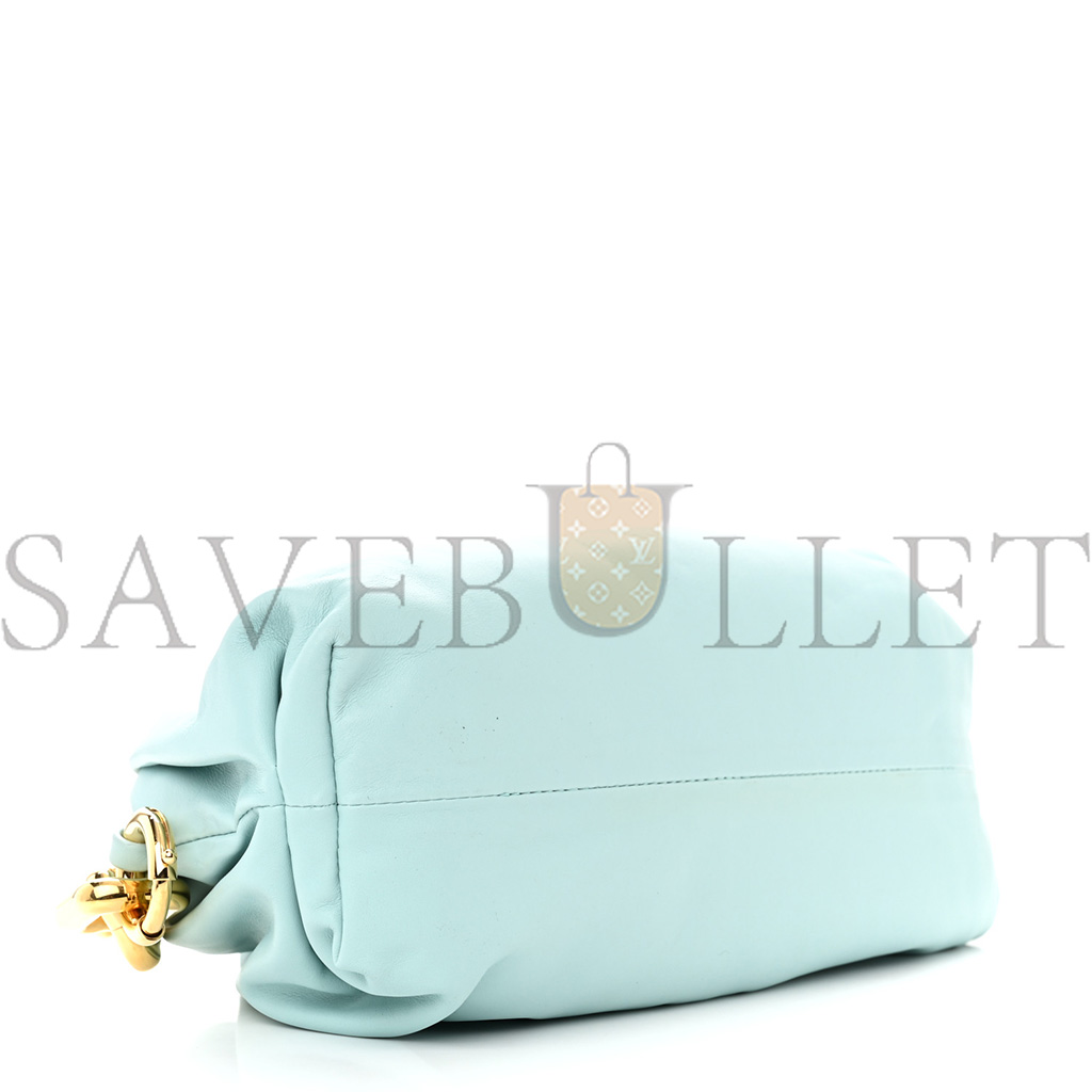 BOTTEGA VENETA CALFSKIN THE POUCH CHAIN SPEARMINT (30*15*10cm) BOTTEGA VENETA CALFSKIN THE POUCH CHAIN SPEARMINT (30*15*10cm)