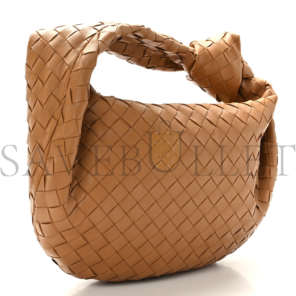 BOTTEGA VENETA NAPPA INTRECCIATO TEEN JODIE HOBO CARAMEL (33*20*6cm) BOTTEGA VENETA NAPPA INTRECCIATO TEEN JODIE HOBO CARAMEL (33*20*6cm)