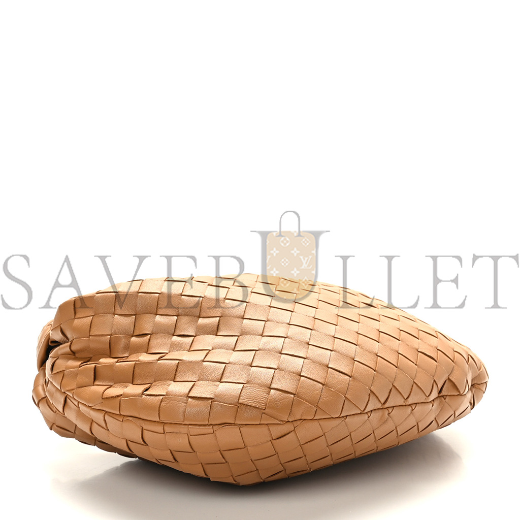 BOTTEGA VENETA NAPPA INTRECCIATO TEEN JODIE HOBO CARAMEL (33*20*6cm) BOTTEGA VENETA NAPPA INTRECCIATO TEEN JODIE HOBO CARAMEL (33*20*6cm)