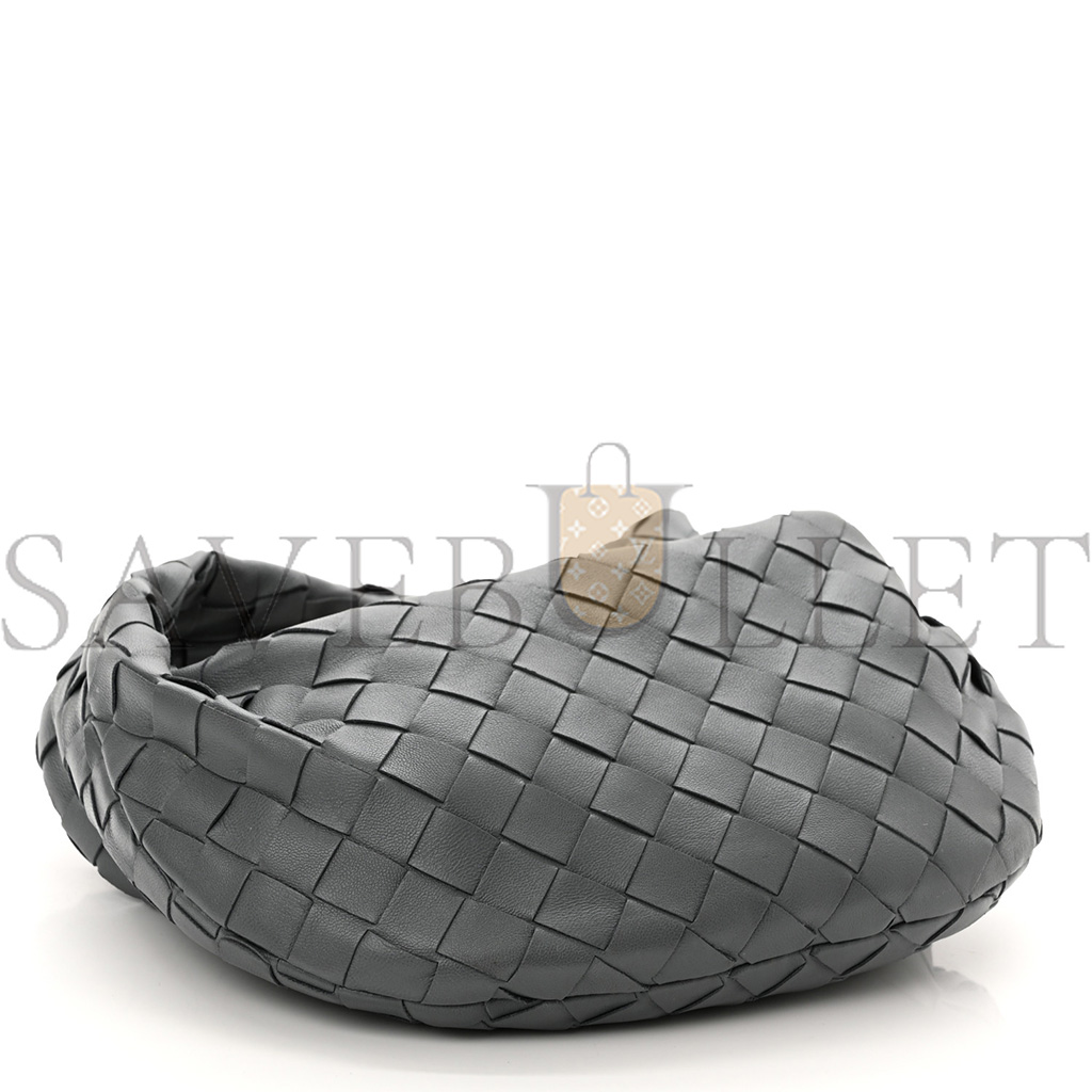 BOTTEGA VENETA NAPPA INTRECCIATO MINI JODIE THUNDER (25*15*6cm) BOTTEGA VENETA NAPPA INTRECCIATO MINI JODIE THUNDER (25*15*6cm)