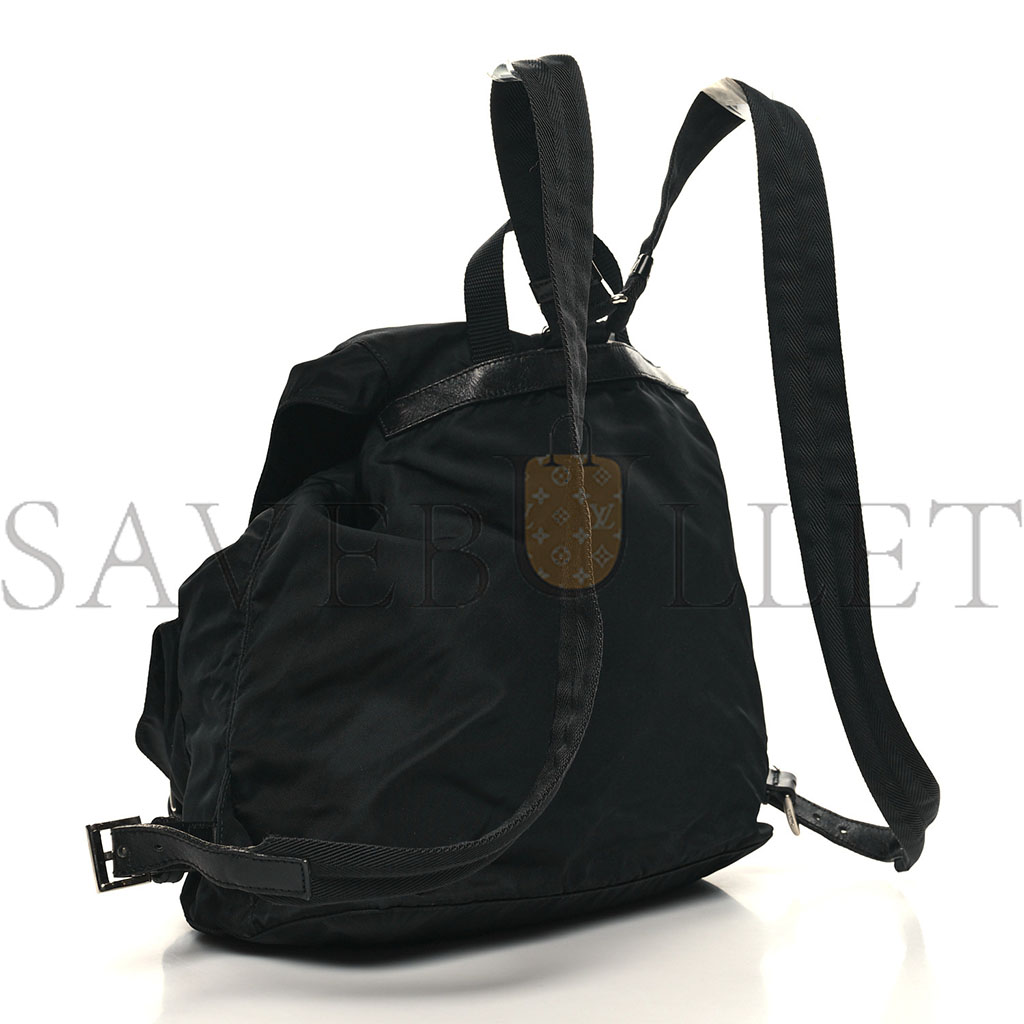 PRADA TESSUTO NYLON VELA BACKPACK BLACK (31*29*11cm) PRADA TESSUTO NYLON VELA BACKPACK BLACK (31*29*11cm)