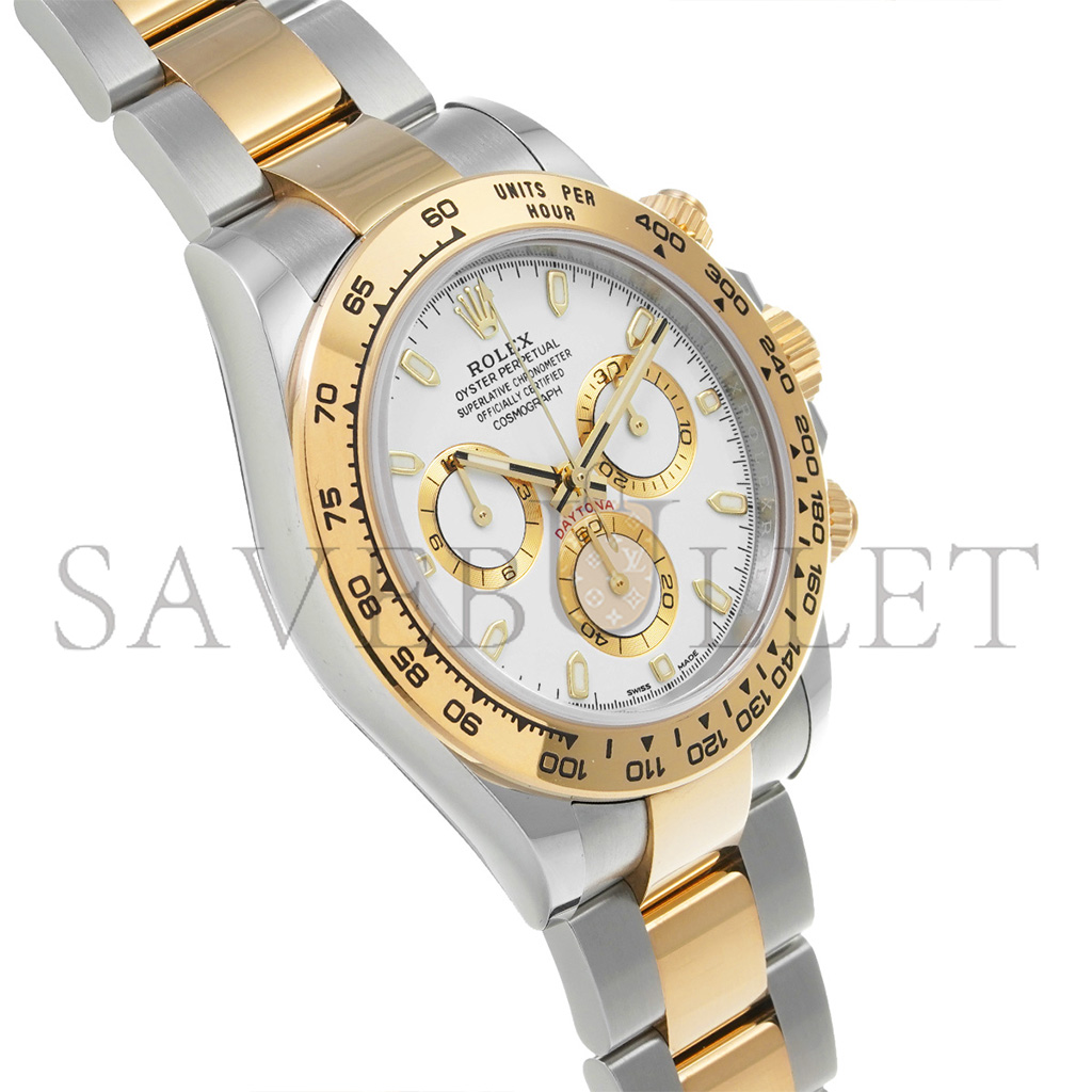 ROLEX DAYTONA TWO TONE WHITE DIAL WATCH 116503