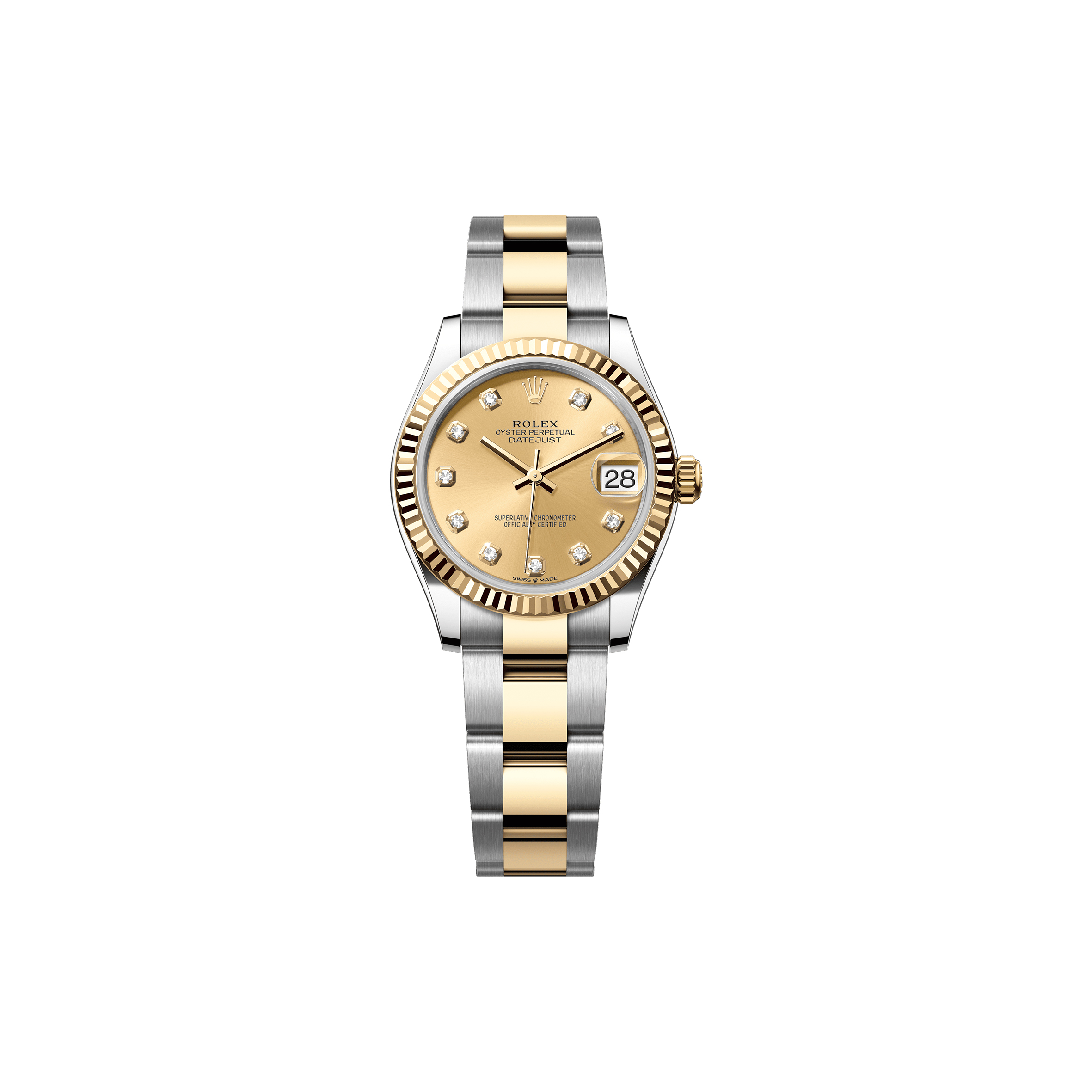 ROLEX DATEJUST 31 OYSTER, 31 MM, OYSTERSTEEL AND YELLOW GOLD WATCH 278273 ROLEX DATEJUST 31 OYSTER, 31 MM, OYSTERSTEEL AND YELLOW GOLD WATCH 278273