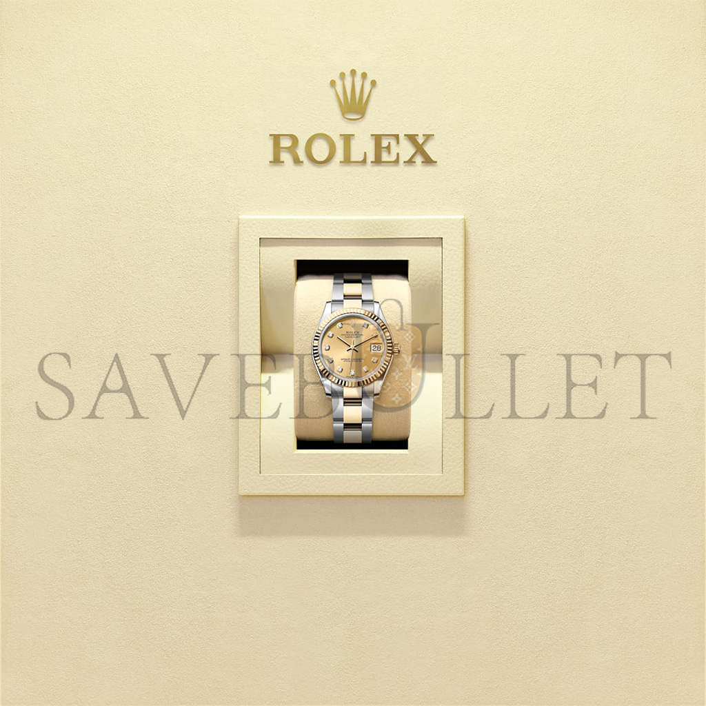 ROLEX DATEJUST 31 OYSTER, 31 MM, OYSTERSTEEL AND YELLOW GOLD WATCH 278273 ROLEX DATEJUST 31 OYSTER, 31 MM, OYSTERSTEEL AND YELLOW GOLD WATCH 278273