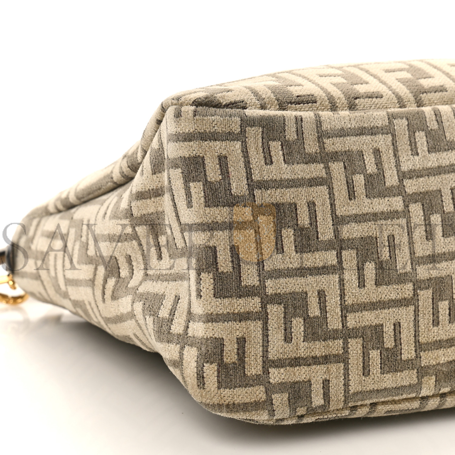 FENDI CHENILLE VITELLO SETA PLEXIGLASS FF FENDI O'LOCK ZIPPER TORTORA NUVOLA (34*23*13cm) FENDI CHENILLE VITELLO SETA PLEXIGLASS FF FENDI O'LOCK ZIPPER TORTORA NUVOLA (34*23*13cm)