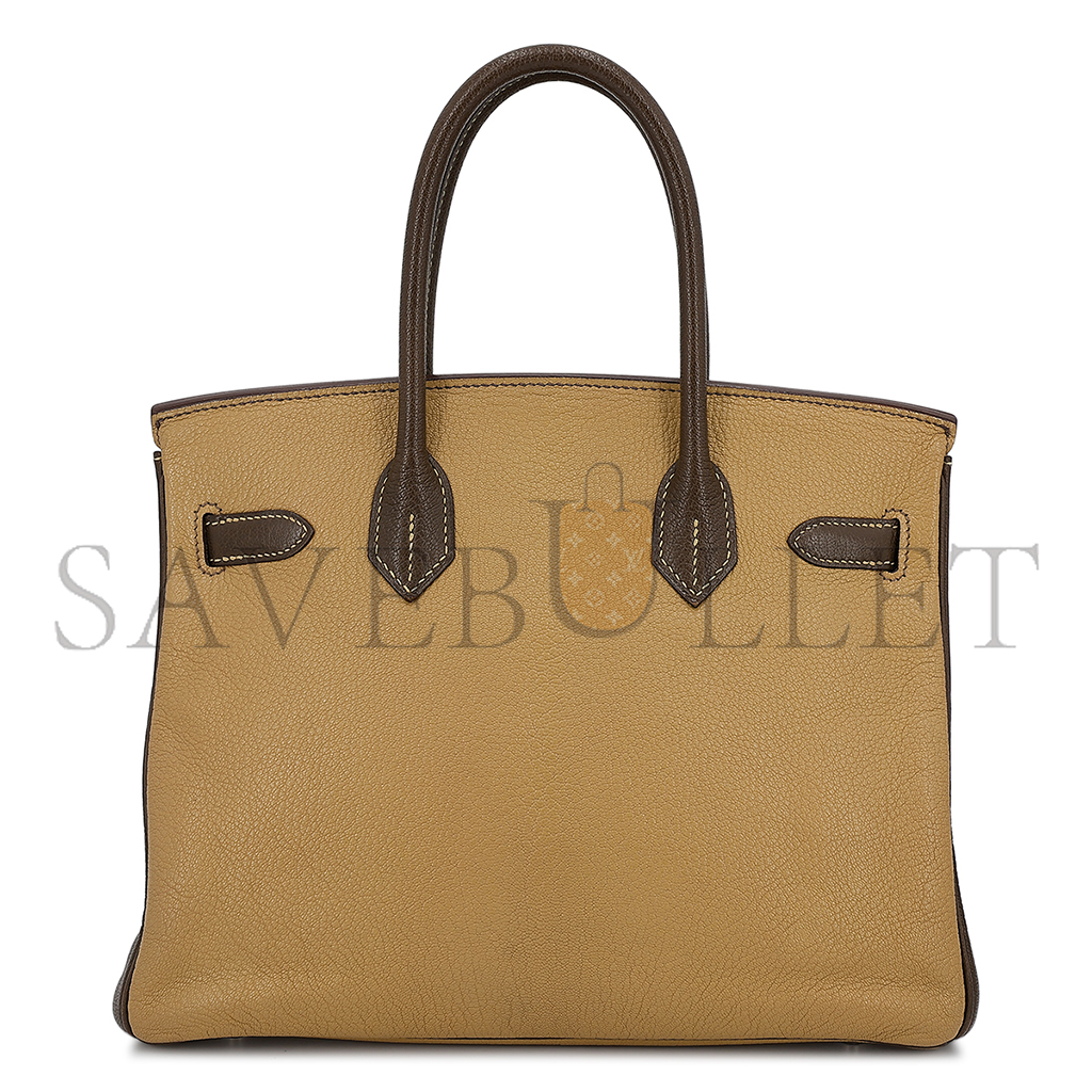 HERMES BIRKIN 35 MATTE SILVER BUCKLE BAG 10073926 (35*25*18cm)