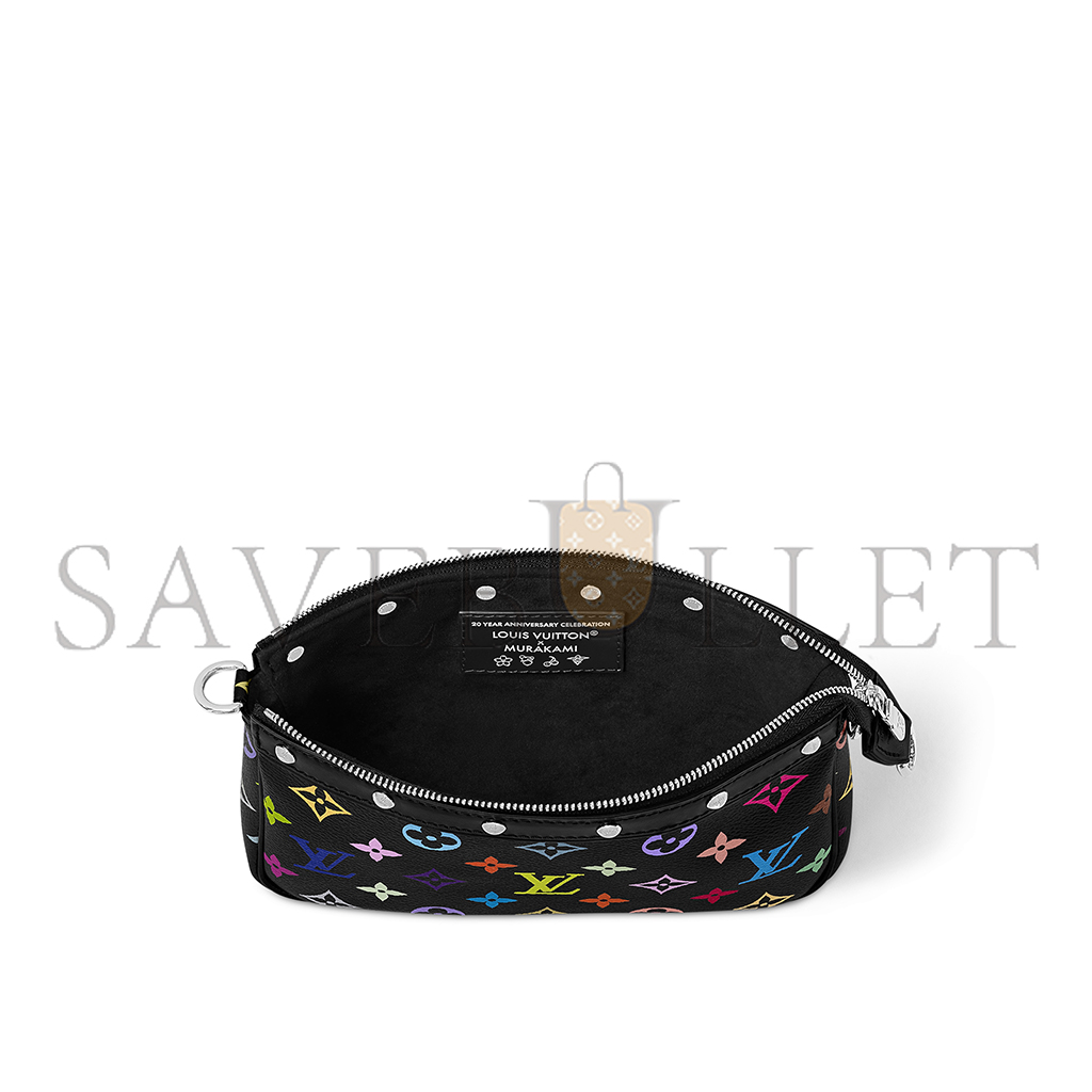 LOUIS VUITTON MURAKAMI LV X TM POCHETTE ACCESSOIRES M13663 (22*13*4cm) LOUIS VUITTON MURAKAMI LV X TM POCHETTE ACCESSOIRES M13663 (22*13*4cm)