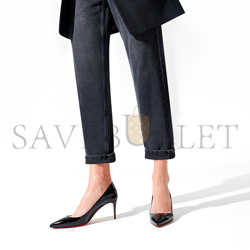 CHRISTIAN LOUBOUTIN KATE 70 MM PUMPS-PATENT CALF LEATHER-BLACK-WOMEN 3191451BK01 CHRISTIAN LOUBOUTIN KATE 70 MM PUMPS-PATENT CALF LEATHER-BLACK-WOMEN 3191451BK01