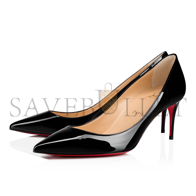 CHRISTIAN LOUBOUTIN KATE 70 MM PUMPS-PATENT CALF LEATHER-BLACK-WOMEN 3191451BK01 CHRISTIAN LOUBOUTIN KATE 70 MM PUMPS-PATENT CALF LEATHER-BLACK-WOMEN 3191451BK01