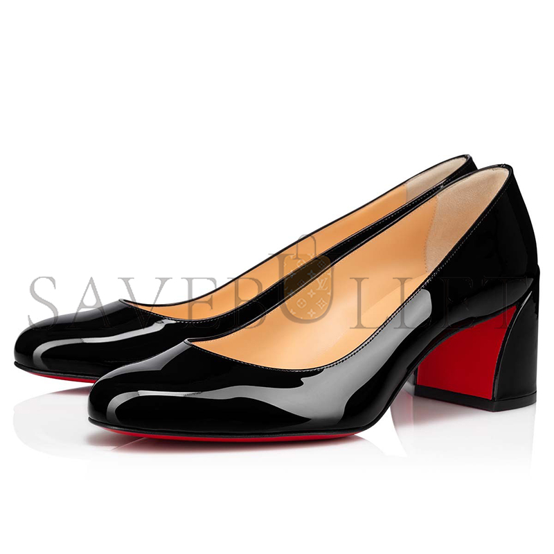 CHRISTIAN LOUBOUTIN MISS SAB 55 MM PUMPS-PATENT CALF LEATHER-BLACK-WOMEN 1200768BK01 CHRISTIAN LOUBOUTIN MISS SAB 55 MM PUMPS-PATENT CALF LEATHER-BLACK-WOMEN 1200768BK01
