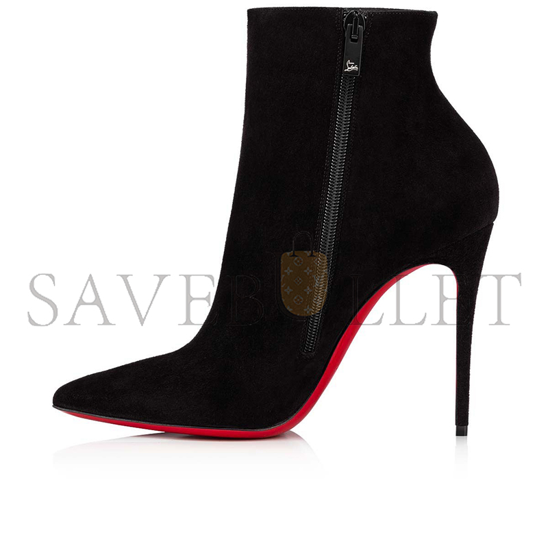 CHRISTIAN LOUBOUTIN SO KATE BOOTY 100 MM LOW BOOTS-VEAU VELOURS-BLACK-WOMEN 1190007BK01 CHRISTIAN LOUBOUTIN SO KATE BOOTY 100 MM LOW BOOTS-VEAU VELOURS-BLACK-WOMEN 1190007BK01