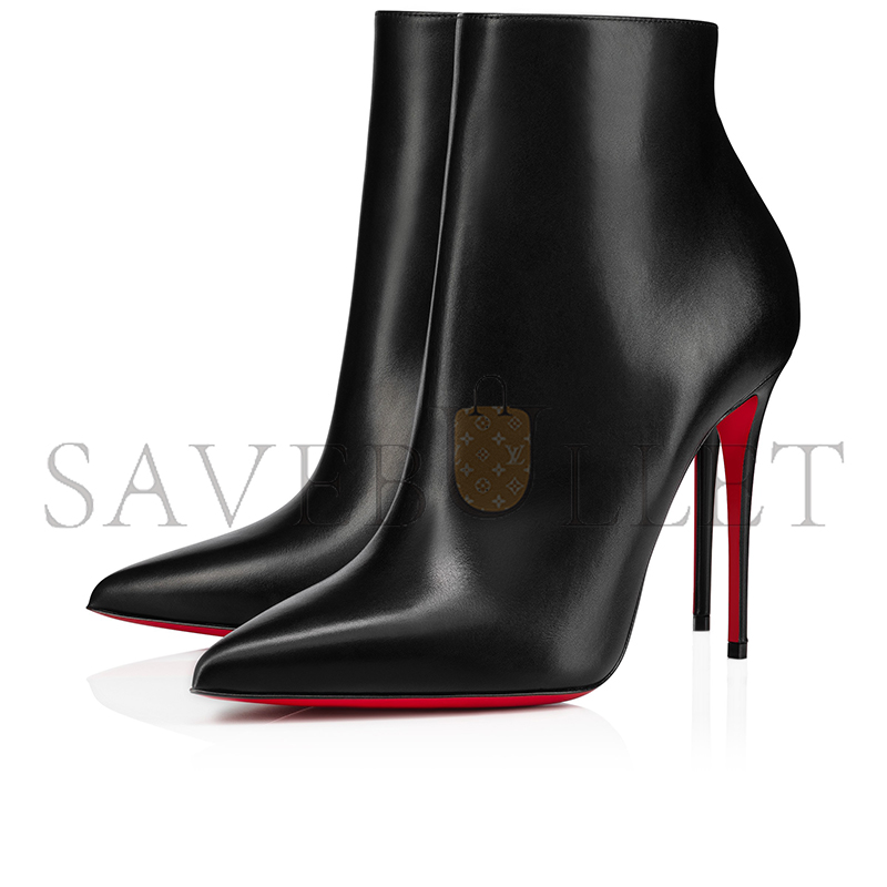 CHRISTIAN LOUBOUTIN SO KATE BOOTY 100 MM LOW BOOTS-CALF LEATHER-BLACK-WOMEN 1140505BK01 CHRISTIAN LOUBOUTIN SO KATE BOOTY 100 MM LOW BOOTS-CALF LEATHER-BLACK-WOMEN 1140505BK01