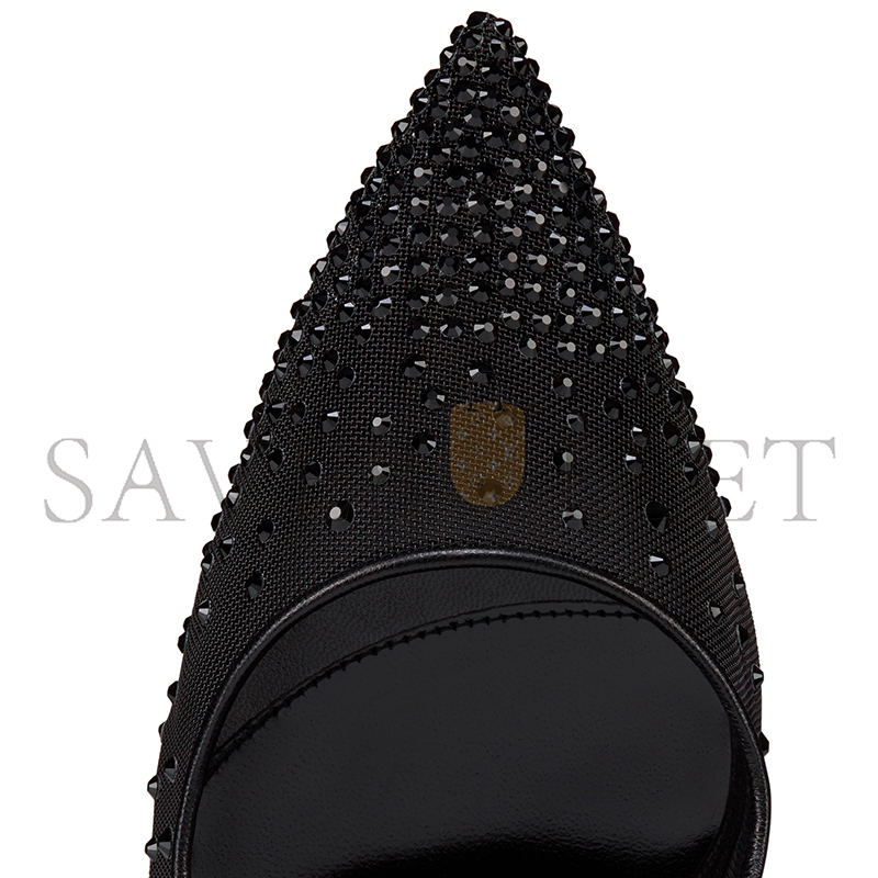 CHRISTIAN LOUBOUTIN DEGRASTRASS RED CARPET 100 MM PUMPS-MESH-BLACK-WOMEN 1250540J686 CHRISTIAN LOUBOUTIN DEGRASTRASS RED CARPET 100 MM PUMPS-MESH-BLACK-WOMEN 1250540J686