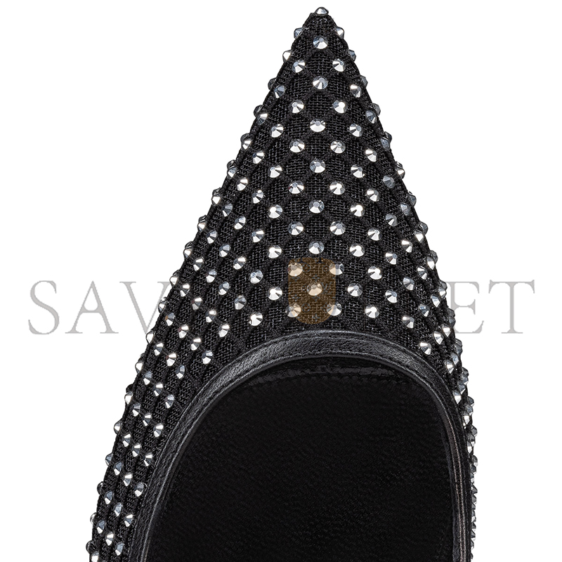 CHRISTIAN LOUBOUTIN APOSTROPHA MESH STRASS 80 MM PUMPS-STRASS MESH AND NAPPA LEATHER-BLACK-WOMEN 3240170B775 CHRISTIAN LOUBOUTIN APOSTROPHA MESH STRASS 80 MM PUMPS-STRASS MESH AND NAPPA LEATHER-BLACK-WOMEN 3240170B775