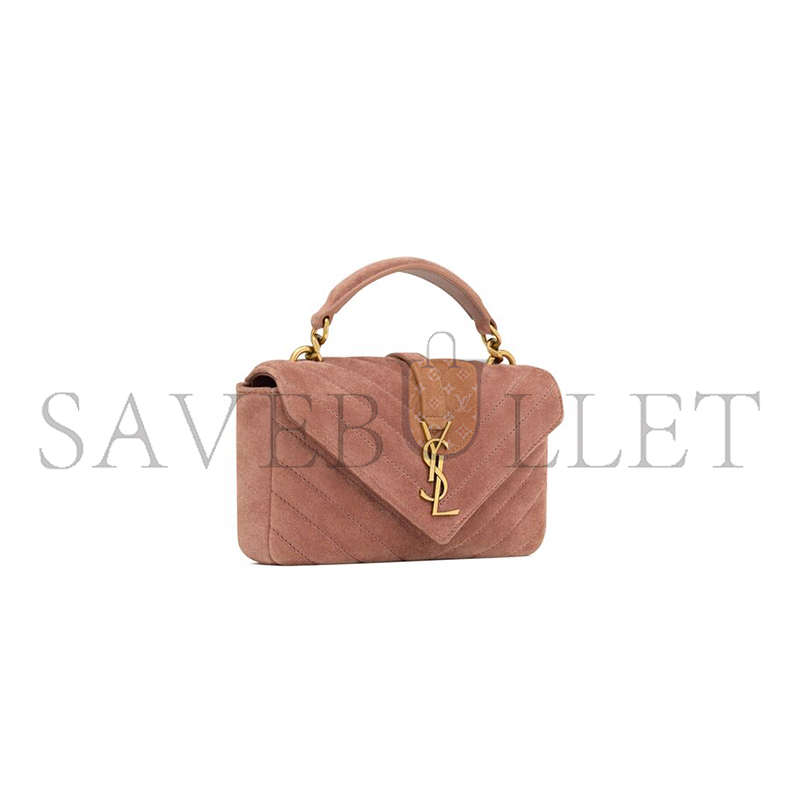 YSL COLLEGE MINI IN SUEDE 7794301U8275922 (20*13*3cm) YSL COLLEGE MINI IN SUEDE 7794301U8275922 (20*13*3cm)