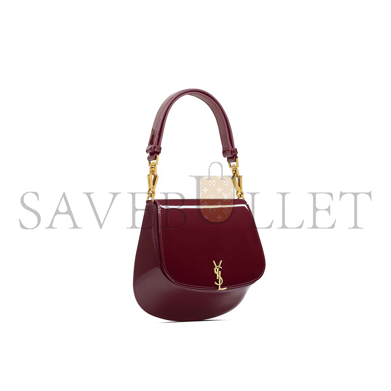 YSL VOLTAIRE TOP HANDLE IN PATENT LEATHER 800846BMIIW6413 (17.5*21*8cm) YSL VOLTAIRE TOP HANDLE IN PATENT LEATHER 800846BMIIW6413 (17.5*21*8cm)