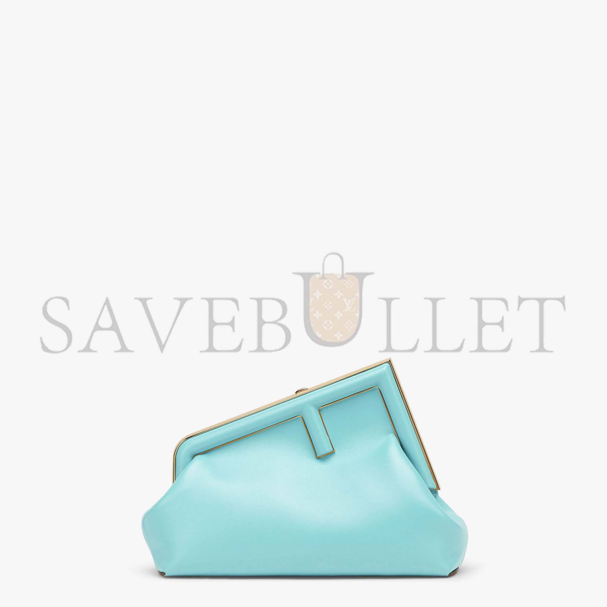 FENDI FIRST SMALL - TURQUOISE LEATHER BAG 8BP129ABVEF1JTX (26*18*9.5cm) FENDI FIRST SMALL - TURQUOISE LEATHER BAG 8BP129ABVEF1JTX (26*18*9.5cm)