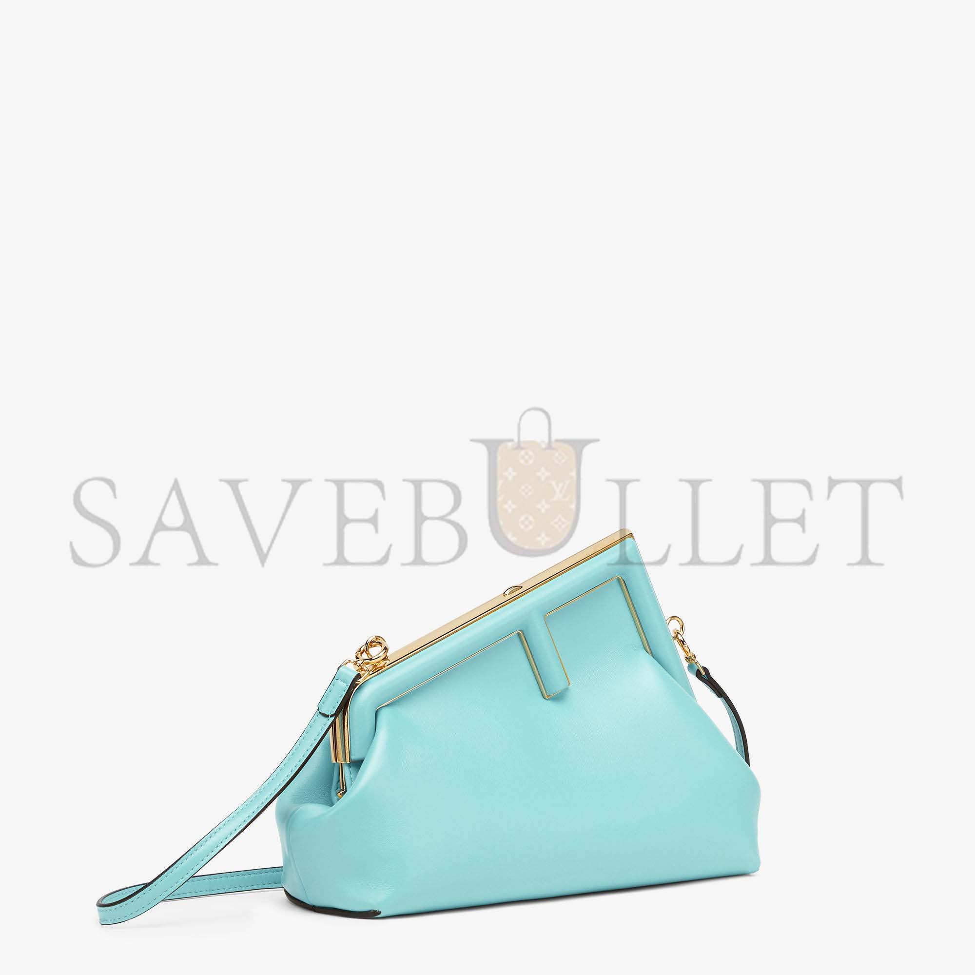 FENDI FIRST SMALL - TURQUOISE LEATHER BAG 8BP129ABVEF1JTX (26*18*9.5cm) FENDI FIRST SMALL - TURQUOISE LEATHER BAG 8BP129ABVEF1JTX (26*18*9.5cm)