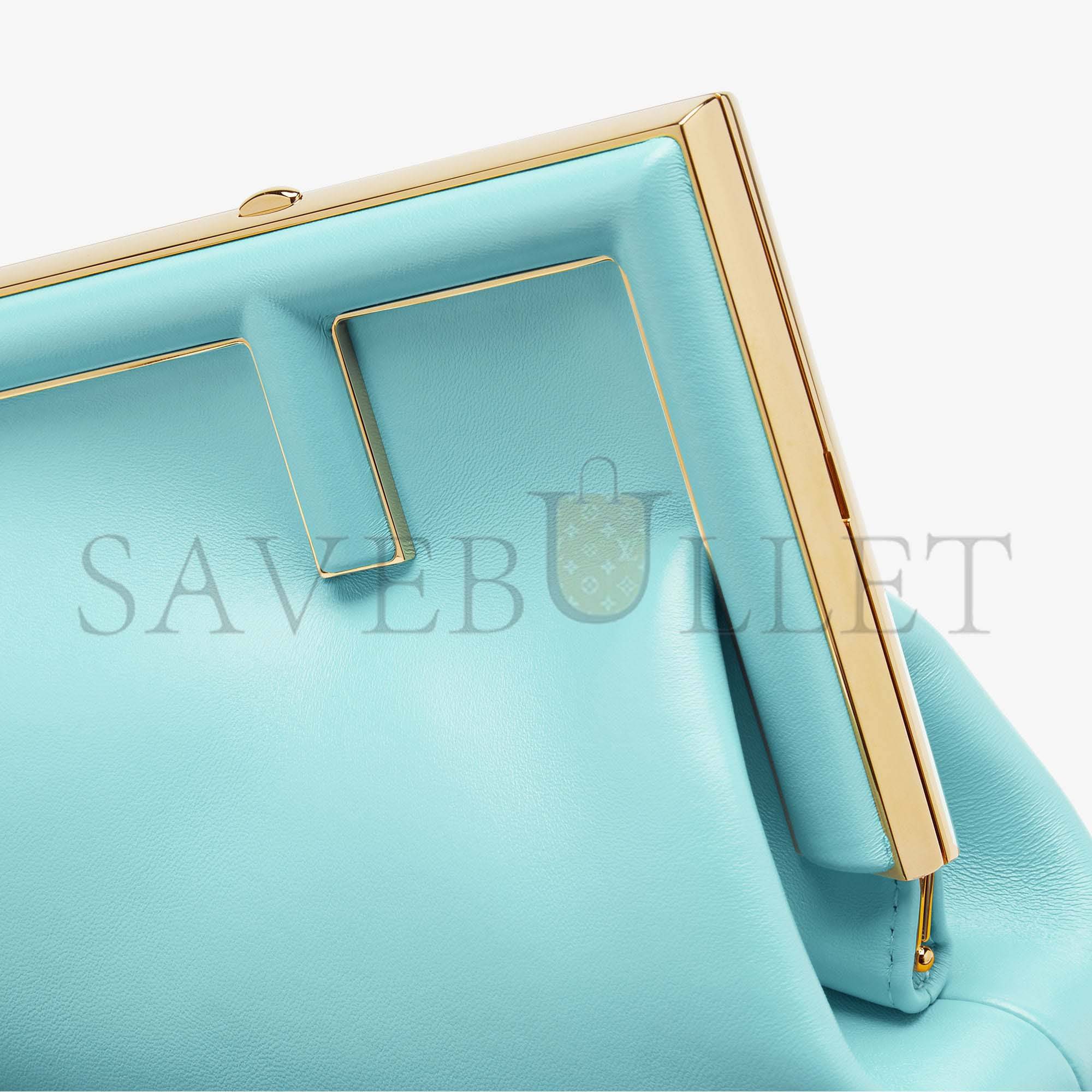 FENDI FIRST SMALL - TURQUOISE LEATHER BAG 8BP129ABVEF1JTX (26*18*9.5cm) FENDI FIRST SMALL - TURQUOISE LEATHER BAG 8BP129ABVEF1JTX (26*18*9.5cm)