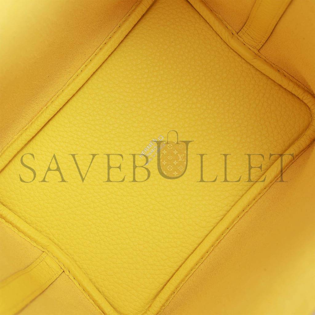 HERMES PICOTIN LOCK 18 MIMOSA MATTE ALLIGATOR AND LIME CLEMENCE TOUCH PALLADIUM HARDWARE(18*13*18cm) HERMES PICOTIN LOCK 18 MIMOSA MATTE ALLIGATOR AND LIME CLEMENCE TOUCH PALLADIUM HARDWARE(18*13*18cm)