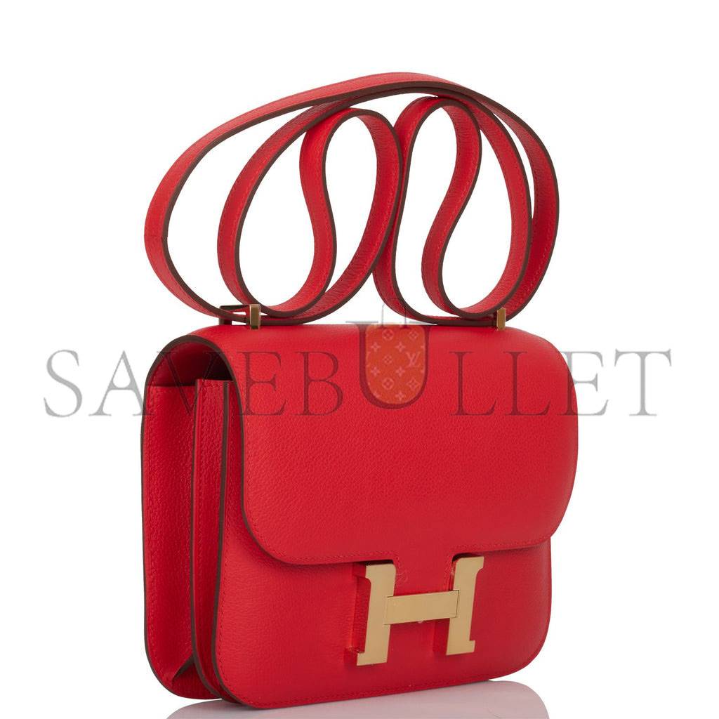 HERMES CONSTANCE 18 ROUGE DE COEUR VERSO EVERCOLOR PERMABRASS HARDWARE 39579900215390 (18cm) HERMES CONSTANCE 18 ROUGE DE COEUR VERSO EVERCOLOR PERMABRASS HARDWARE 39579900215390 (18cm)