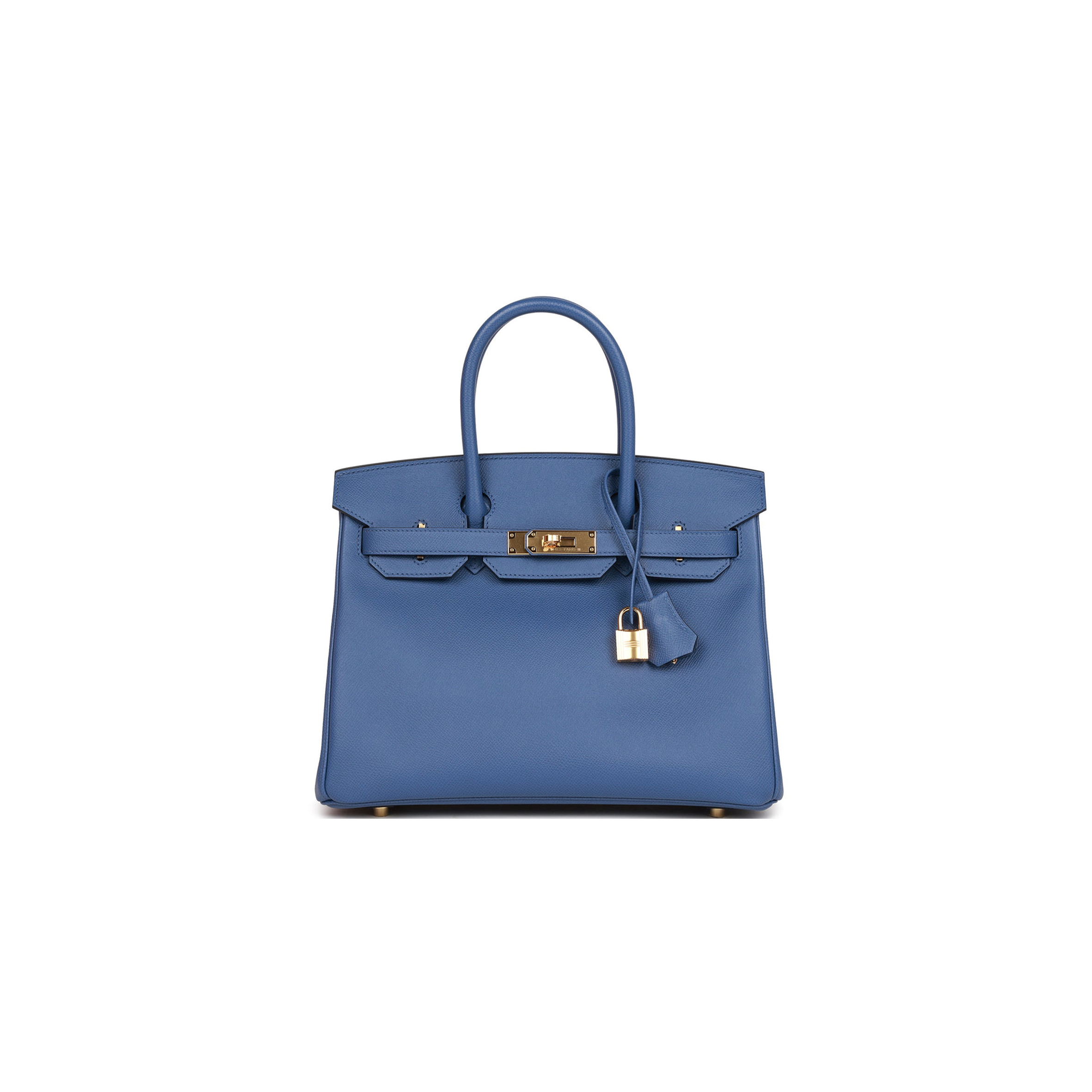 HERMES BIRKIN 30 BLEU BRIGHTON EPSOM GOLD HARDWARE (25cm) HERMES BIRKIN 30 BLEU BRIGHTON EPSOM GOLD HARDWARE (25cm)