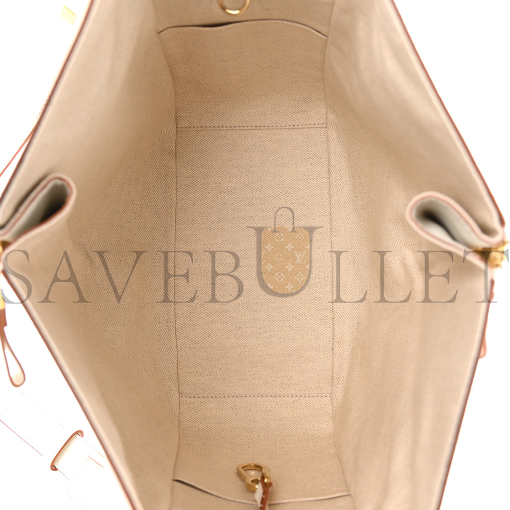 LOEWE CALFSKIN CANVAS ANAGRAM SMALL HAMMOCK SHOULDER BAG ECRU WHITE (30*25*13.5cm) LOEWE CALFSKIN CANVAS ANAGRAM SMALL HAMMOCK SHOULDER BAG ECRU WHITE (30*25*13.5cm)