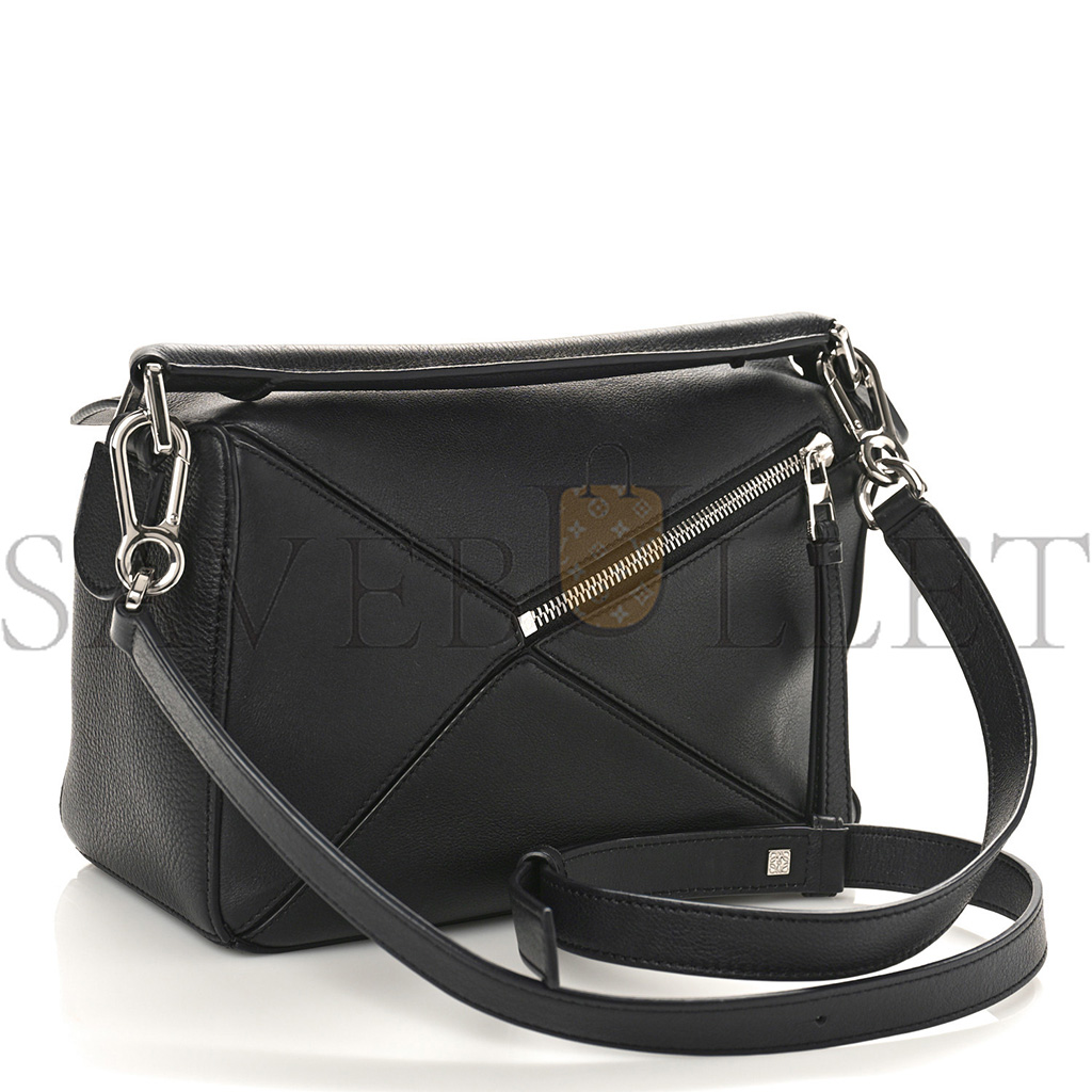 LOEWE CALFSKIN SMALL PUZZLE BAG BLACK (24*16.5*10.5cm) LOEWE CALFSKIN SMALL PUZZLE BAG BLACK (24*16.5*10.5cm)