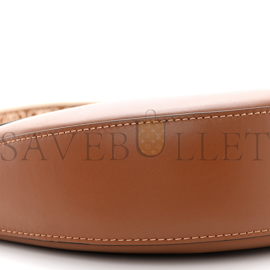 LOEWE SATIN CALFSKIN JACQUARD LUNA BAG PECAN (28*14*6cm) LOEWE SATIN CALFSKIN JACQUARD LUNA BAG PECAN (28*14*6cm)